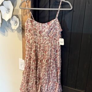 Altar'd State Floral Pink Dress